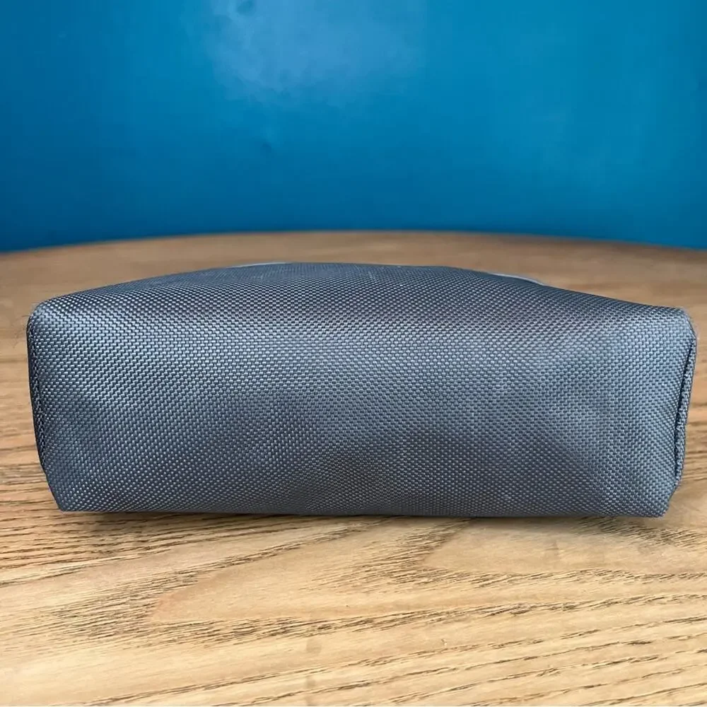 TUMI Nylon Travel Pouch Makeup Bag Small Gray for Delta Airlines